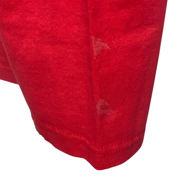 Y2K 2001 Red SpongeBob Tee Shirt Leave My Brain Alone / Mens Large - Picture 6 of 6